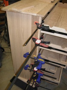 Thoroughly clamping on the trim