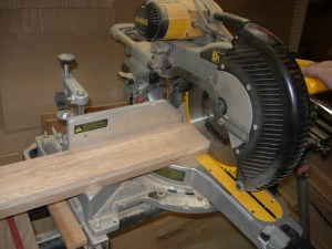 Cutting face frame pieces to length