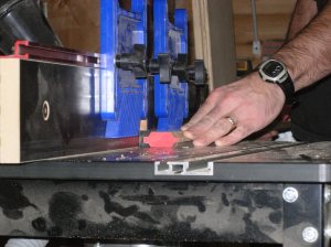 Routing a piece of edge banding