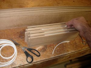 Installing spacer foam