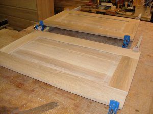 Clamping up the doors