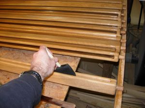 Urethaning the last piece...