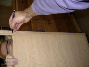 Marking the next miter