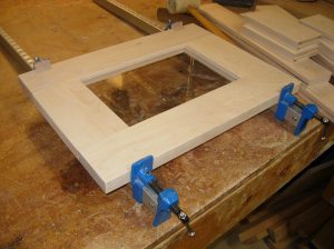 Clamping up the panels