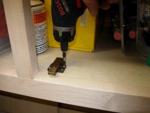 Mounting magnetic catches