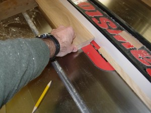 Standing aside to avoid the kickback