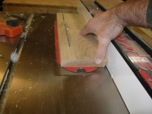 Cutting the barrel staves