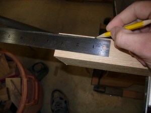 Starting the next layer of 6/4 oak