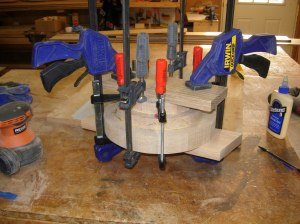 Upper three glued up as well