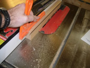 Back-cutting the half columns