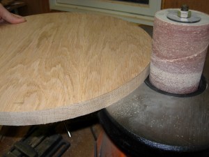 Sanding the circle