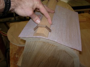 Sanding the banding to match the curves