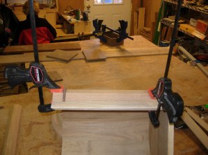 Clamping the first column