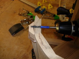 Setting the drill depth