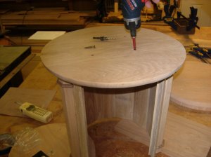 Attaching the base to the body