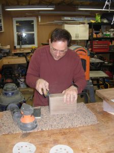 rounding the edges with a block plane