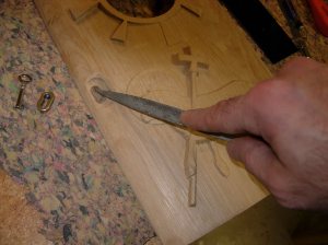 Blending the counterbore in with the curve