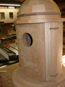 Dry-fit of the full door