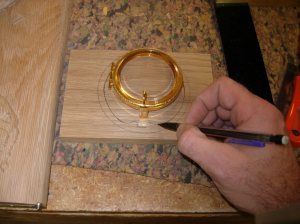 Laying out the lunette slot
