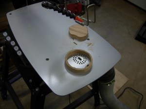 Waste in the center is removed