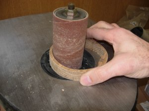 Cleaning up the cut edges