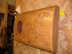 Second coat on the door