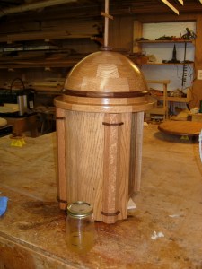 Second coat on the tabernacle