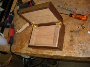 Sides held in place by press-fit scraps