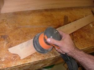 Sanding down the rough spots