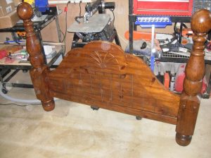 Queen size footboard