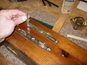 Locating screw holes