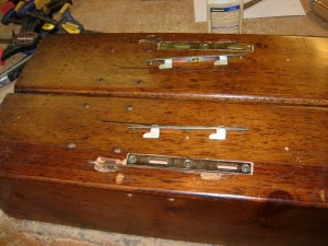 Headboard posts done as well