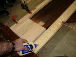 Attaching the support beams