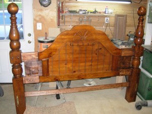 Headboard finished