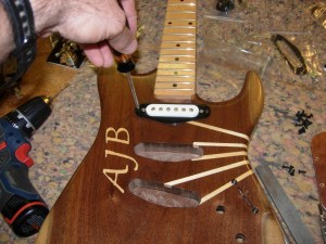 Installing the pickups