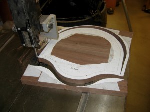 Back plate cut out
