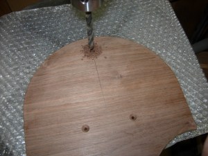 Drilling the hanger hole