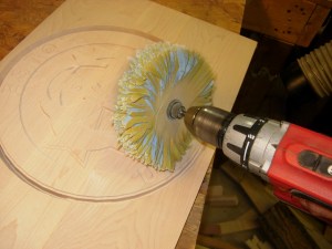 Buff sanding the fuzzies