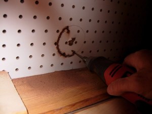 Cutting the penetration on the inside wall