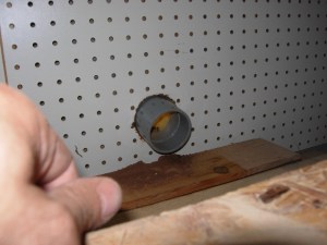 Inserting a conduit sleeve