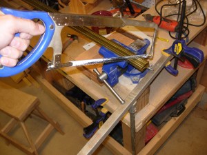 Cutting 1-1/4" off the pilasters