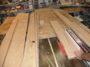 Ripping down the face frames