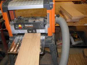 Planing down the door panels