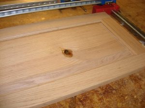 Filling a knot hole that I missed