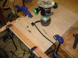Building a quick drill press table
