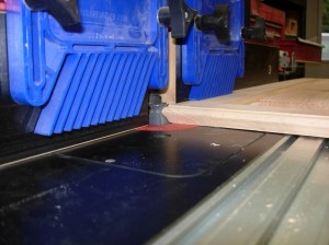 Cutting the door lip