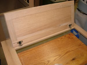 First door installed