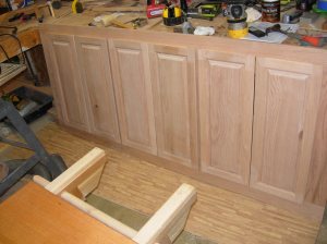 Upper doors installed