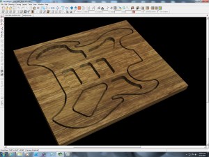 CNC program for bottom half