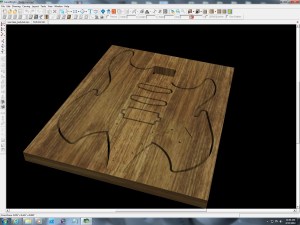 CNC program for top half